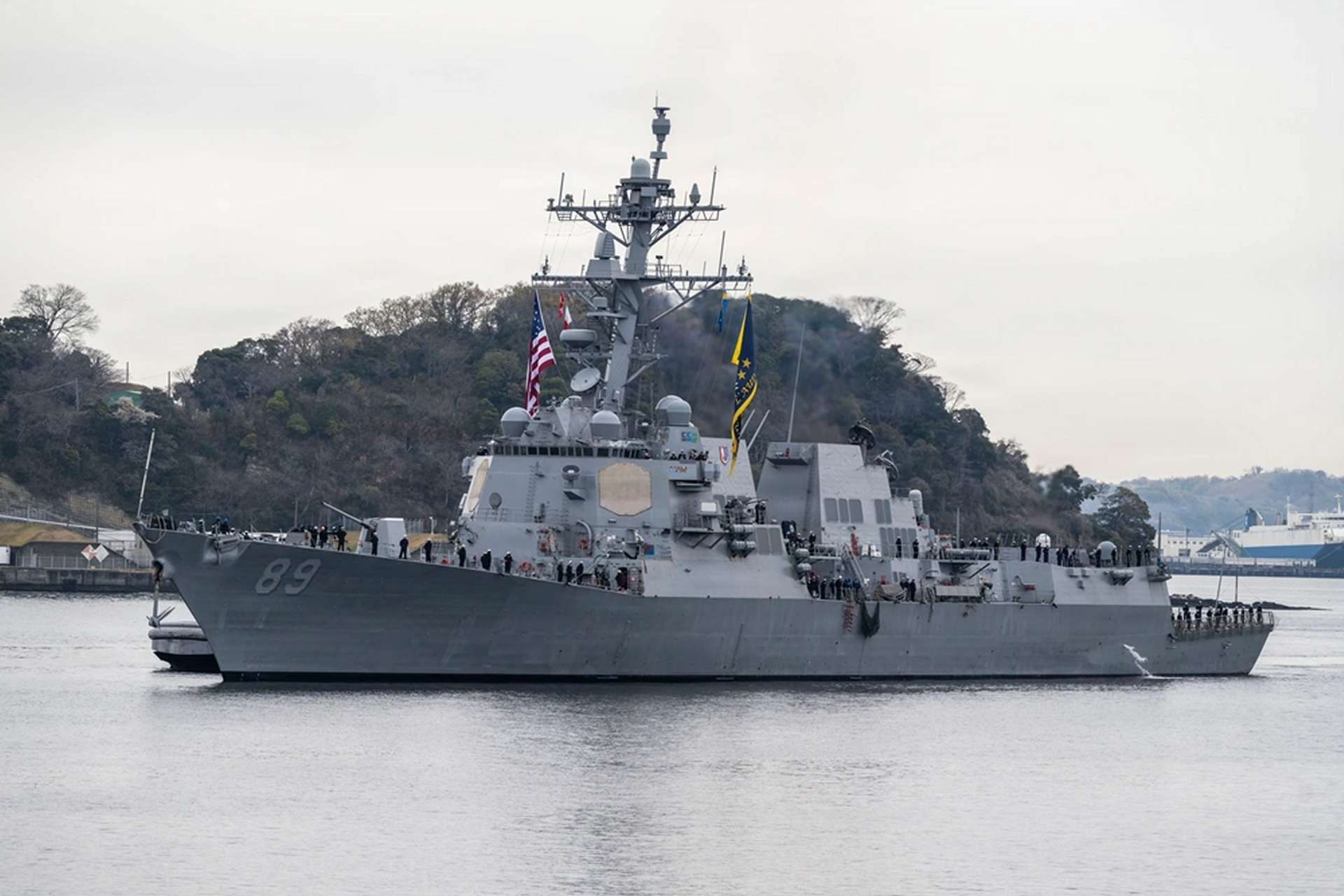 U.S. Navy Deploys Upgraded USS Mustin Destroyer to Japan to Reinforce Indo-Pacific Missile Defense