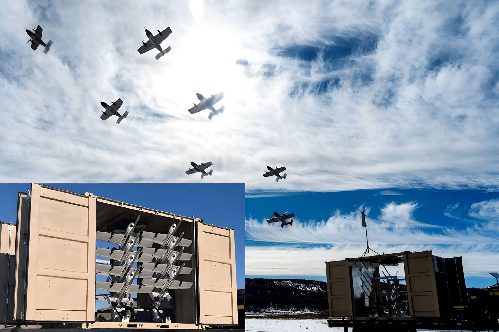 U.S. Blitz Group 1 Drone Revealed with 150 km Range and 100-UAV ...