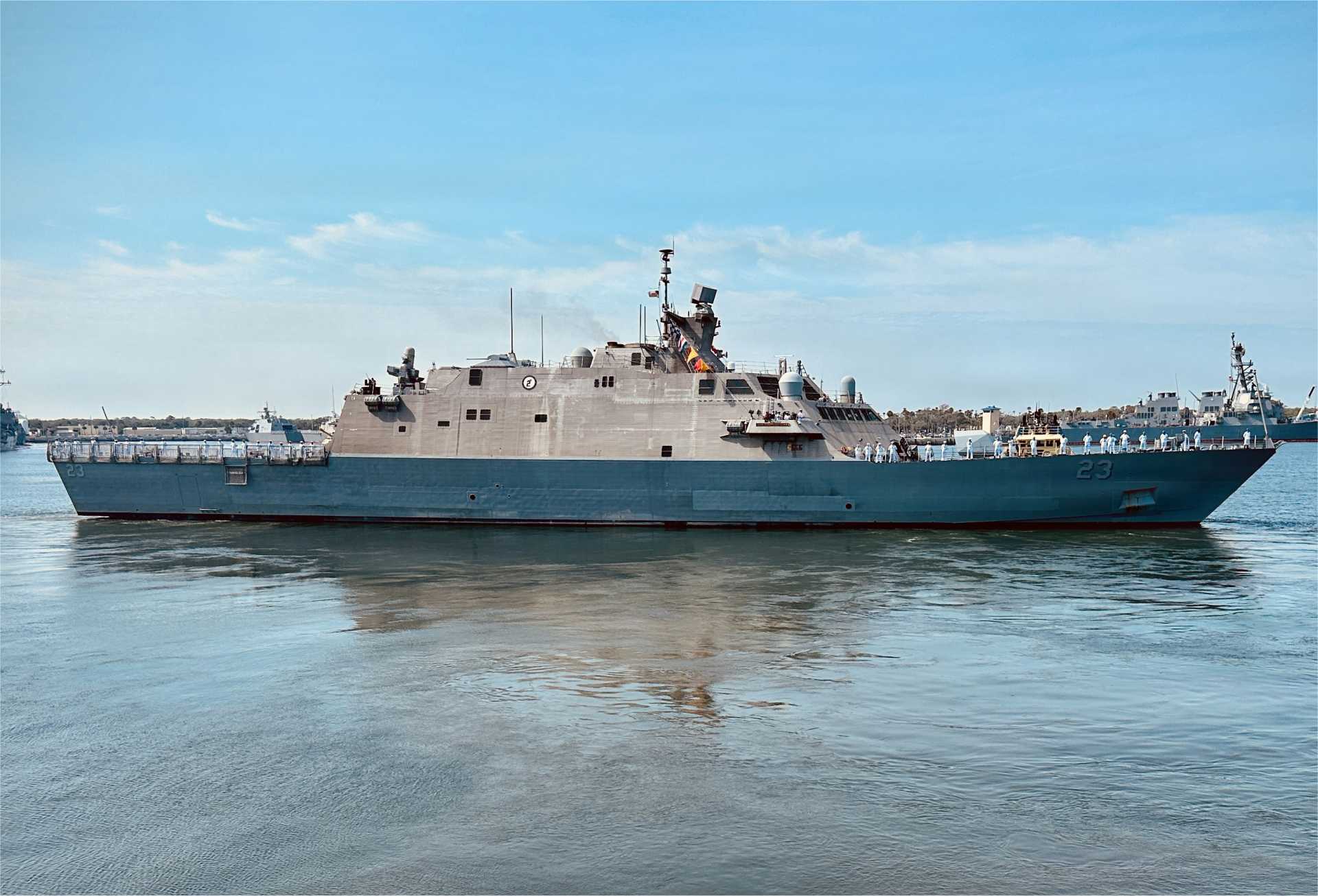 U.S. Navy Sends USS Cooperstown Littoral Combat Ship to Strengthen Maritime Border Security