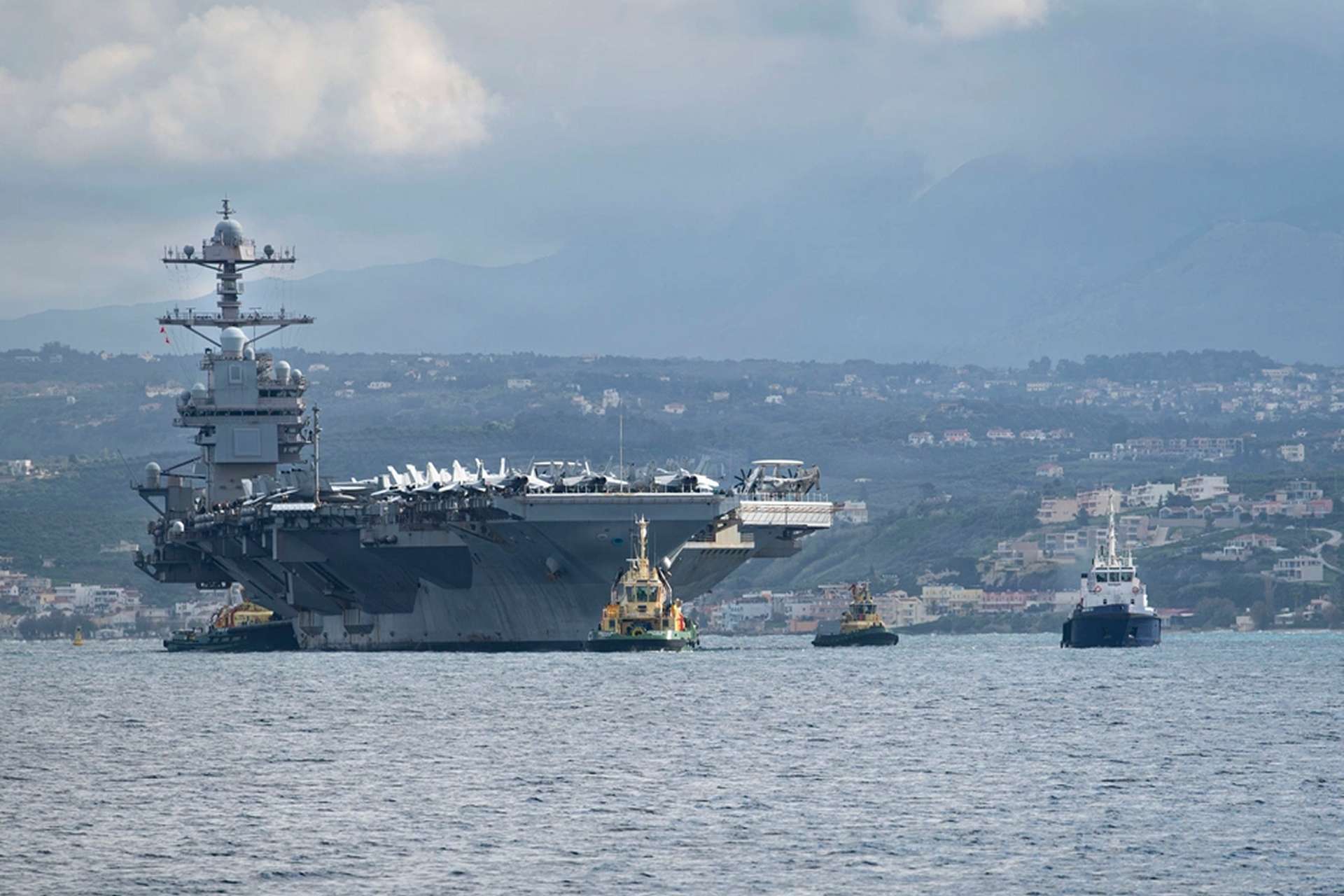 USS Gerald R. Ford has left the Middle East after an extended deployment, reducing immediate U.S. carrier airpower in the region while preserving long-term naval readiness and maintaining deterrence through other U.S. forces still deployed nearby (Picture source: U.S. DoW).