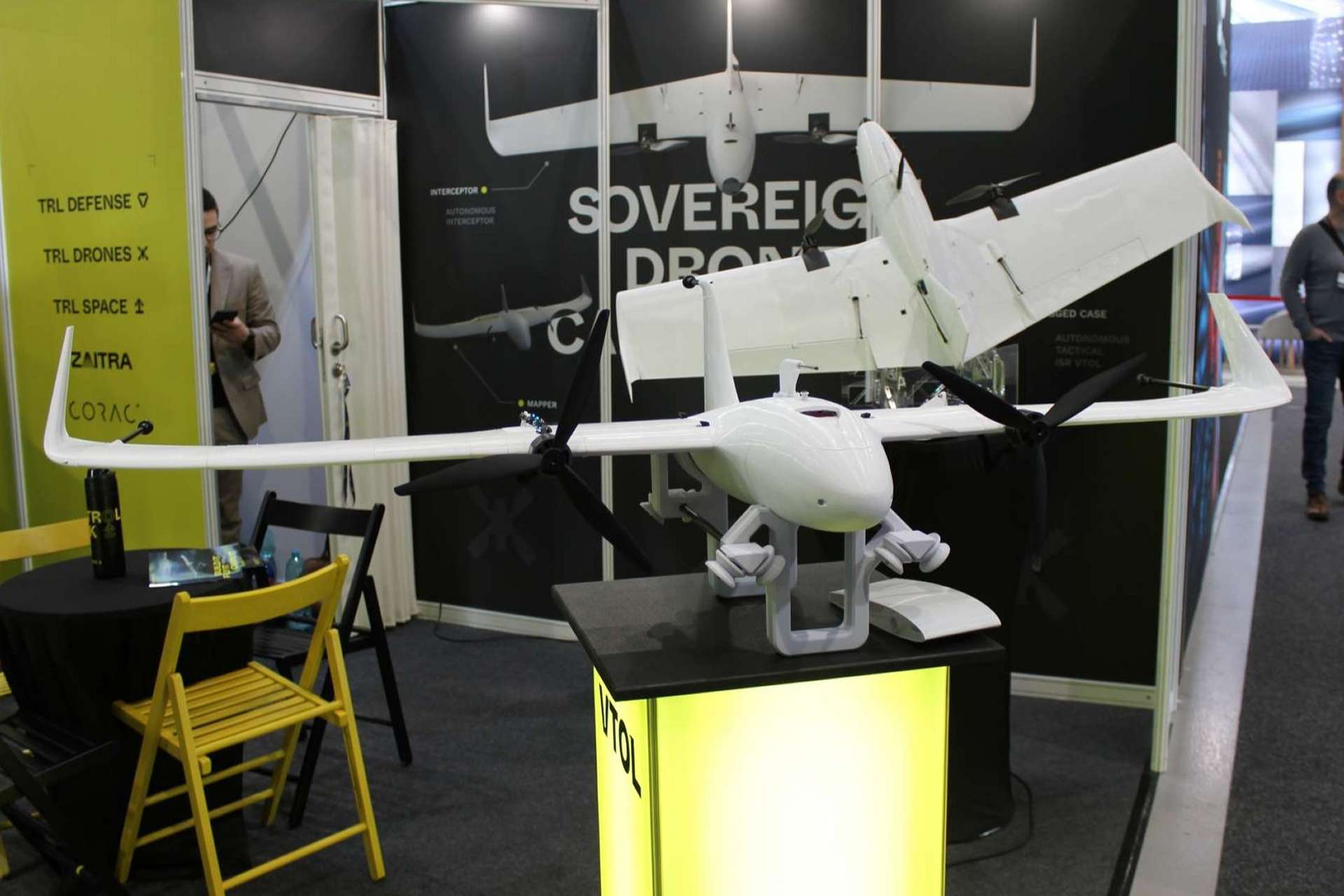 TRL Defense unveiled its lightweight ISR Mapper drone in Prague, combining rapid deployment, modular sensors and flexible launch options for tactical reconnaissance, mapping and ISR missions (Picture Source: Army Recognition Group)