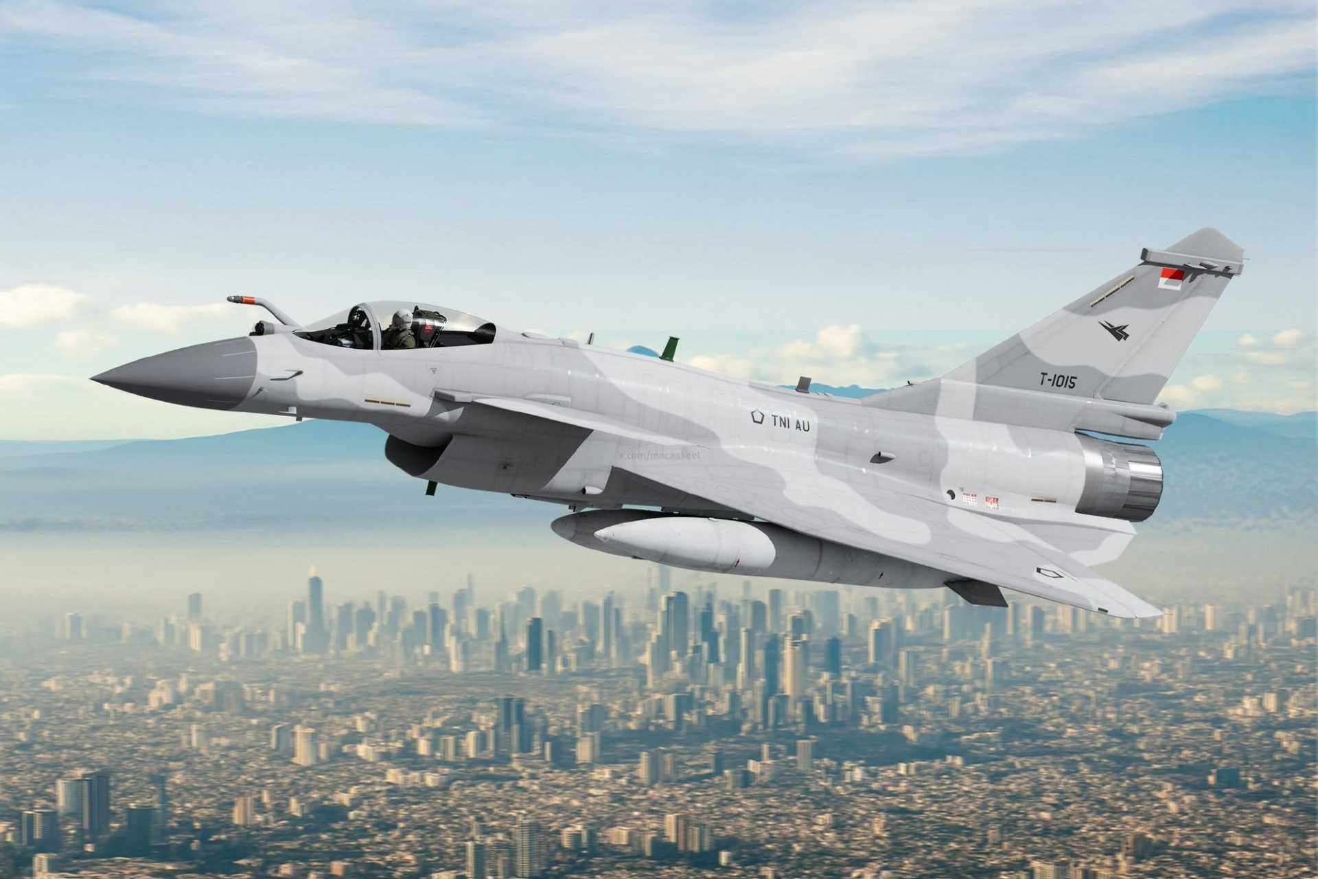 Indonesia could receive its first Chengdu J-10 fighter jets from China by April 2027, according to Republika, although the Indonesian Air Force has yet to confirm the delivery schedule, aircraft quantity, or variant. (Picture source: Weibo/单手搓核弹)