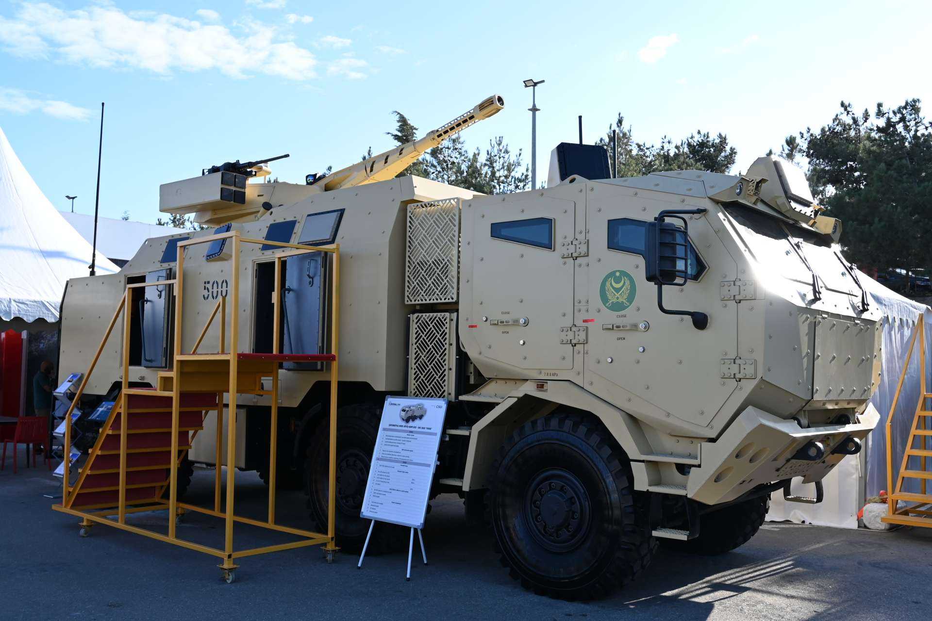 Like the Pantsir, the Viking follows a self-contained, layered air defense philosophy, combining radar and electro-optical sensors with electronic warfare, guns, and surface-to-air missiles on a single truck chassis to detect, track, and engage different aerial threats at multiple ranges. (Picture source: Army Recognition)