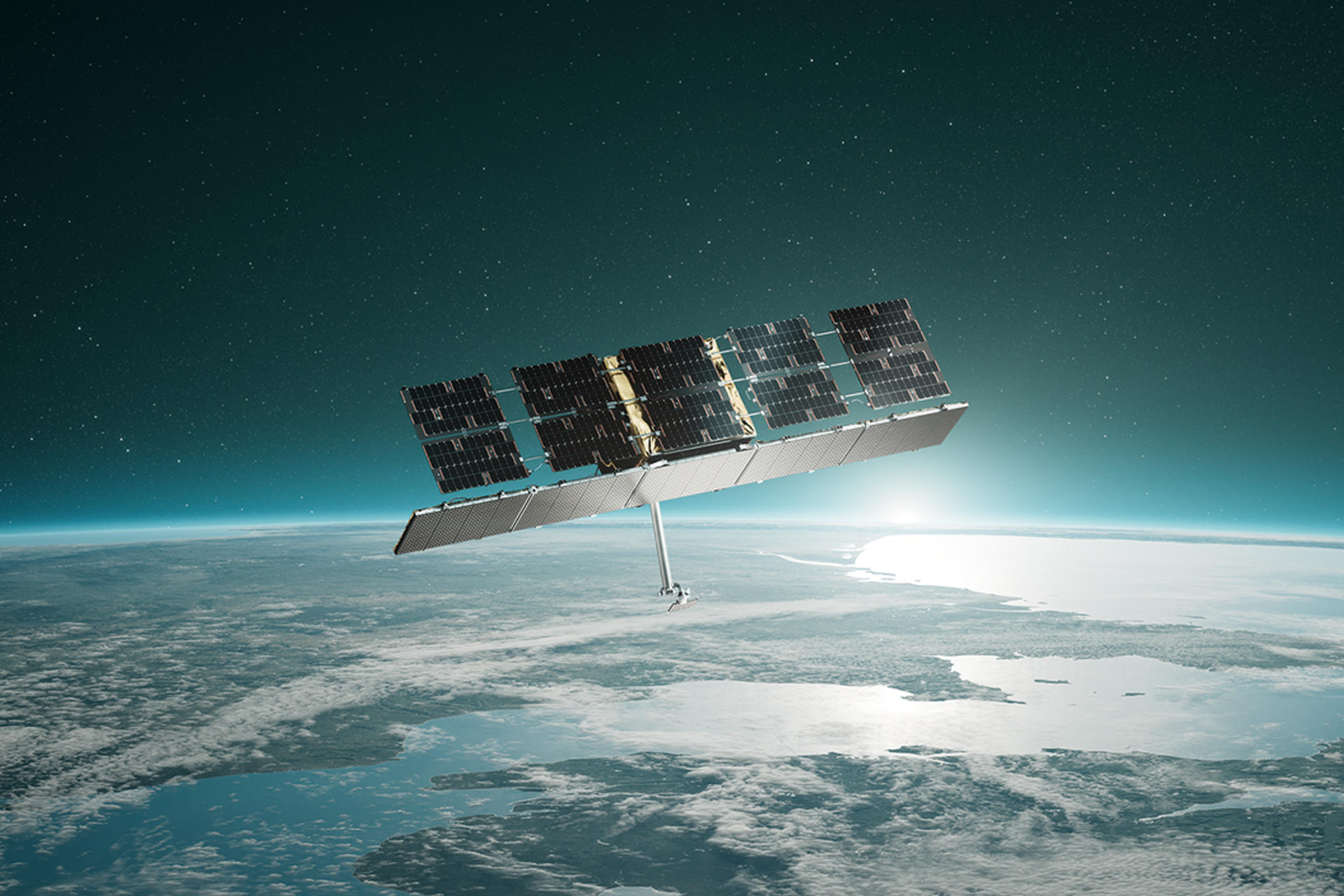 An ICEYE synthetic aperture radar (SAR) satellite, shown for illustrative purposes. Russia’s Kosmos 2612 reportedly closed to roughly 500 meters of the U.S.-operated ICEYE-X36 radar satellite, demonstrating its ability to approach and shadow an operational spacecraft in low Earth orbit (Picture Source: Dutch MoD / ICEYE)