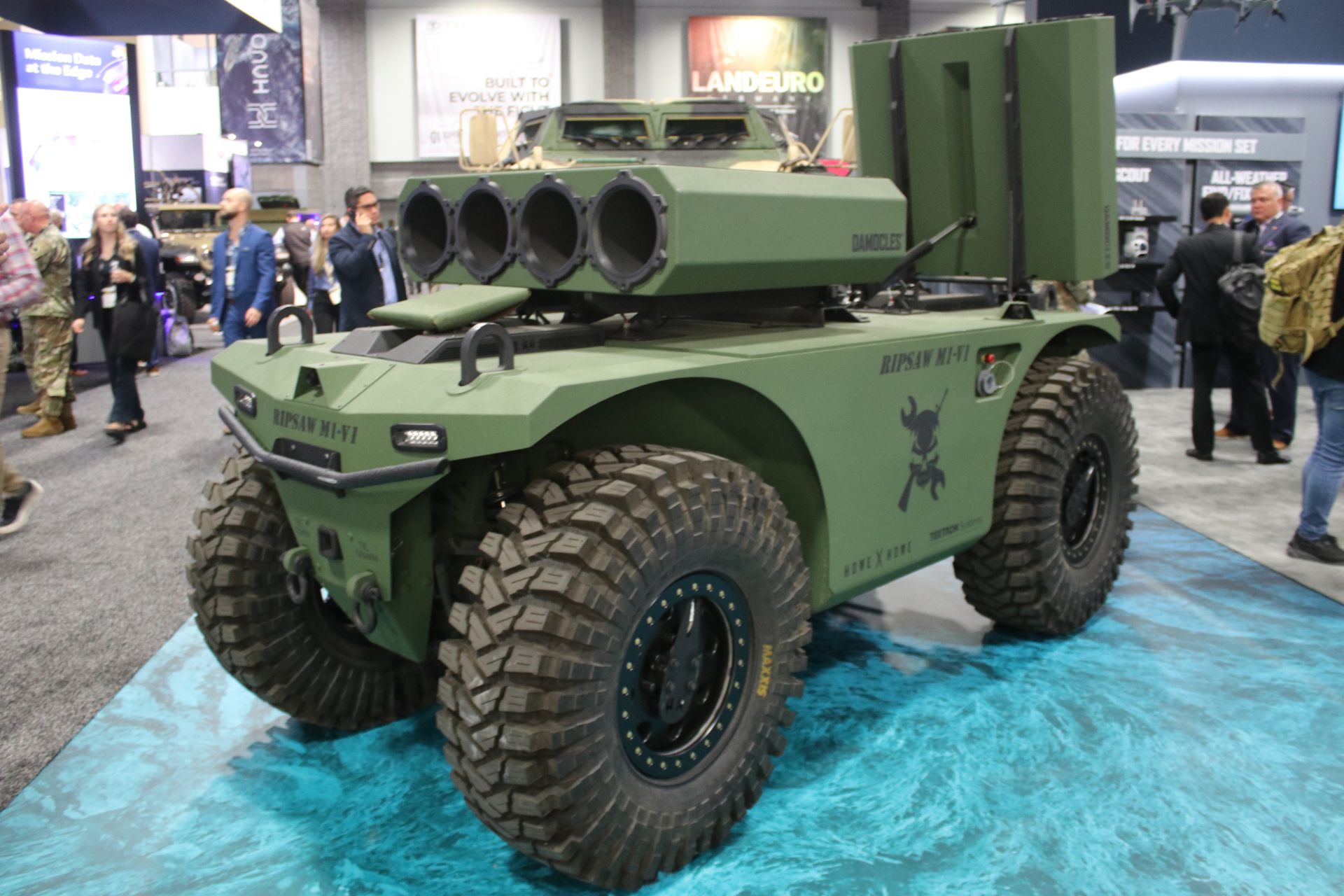 The RIPSAW M1 is a compact, high-speed uncrewed ground vehicle designed to carry modular sensors, counter-drone systems and other mission payloads ahead of U.S. Marine Corps formations (Picture Source: Army Recognition Group)