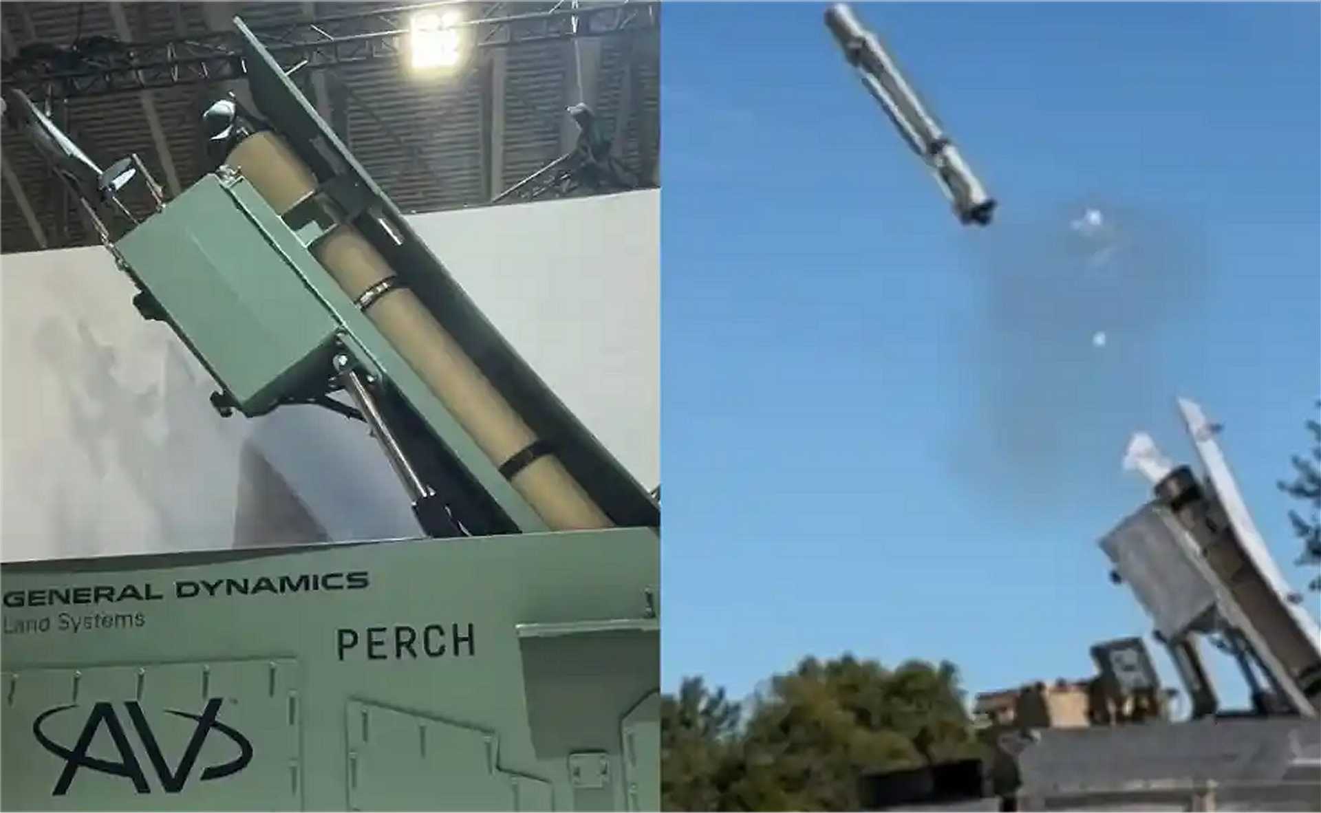 The PERCH loitering-munition launcher gives M1A2 Abrams main battle tanks the potential to deploy Switchblade drones for aerial reconnaissance, target identification and precision strikes beyond direct line of sight, allowing crews to engage concealed threats while remaining protected inside their armored vehicles.