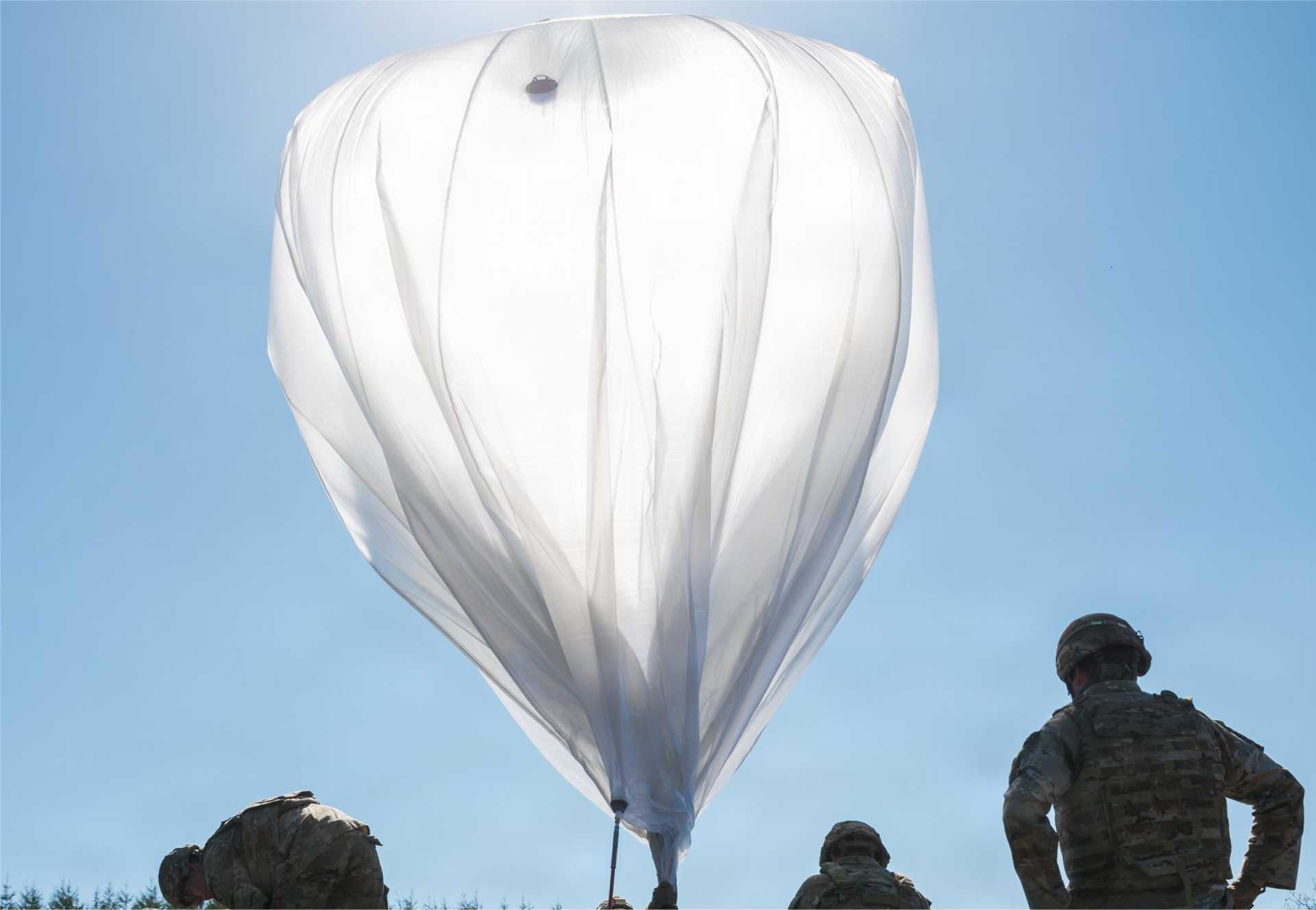A U.S. Army micro-high-altitude balloon is launched by soldiers assigned to the 3rd Multi-Domain Task Force during Exercise Orient Shield 26 in Hokkaido, Japan, September 21, 2026. The U.S. Army has since confirmed that dozens of autonomous high-altitude balloons supported U.S. Central Command operations in the Middle East, marking a transition from limited experimentation to operational employment. (Picture source: U.S. Department of War/Defense)