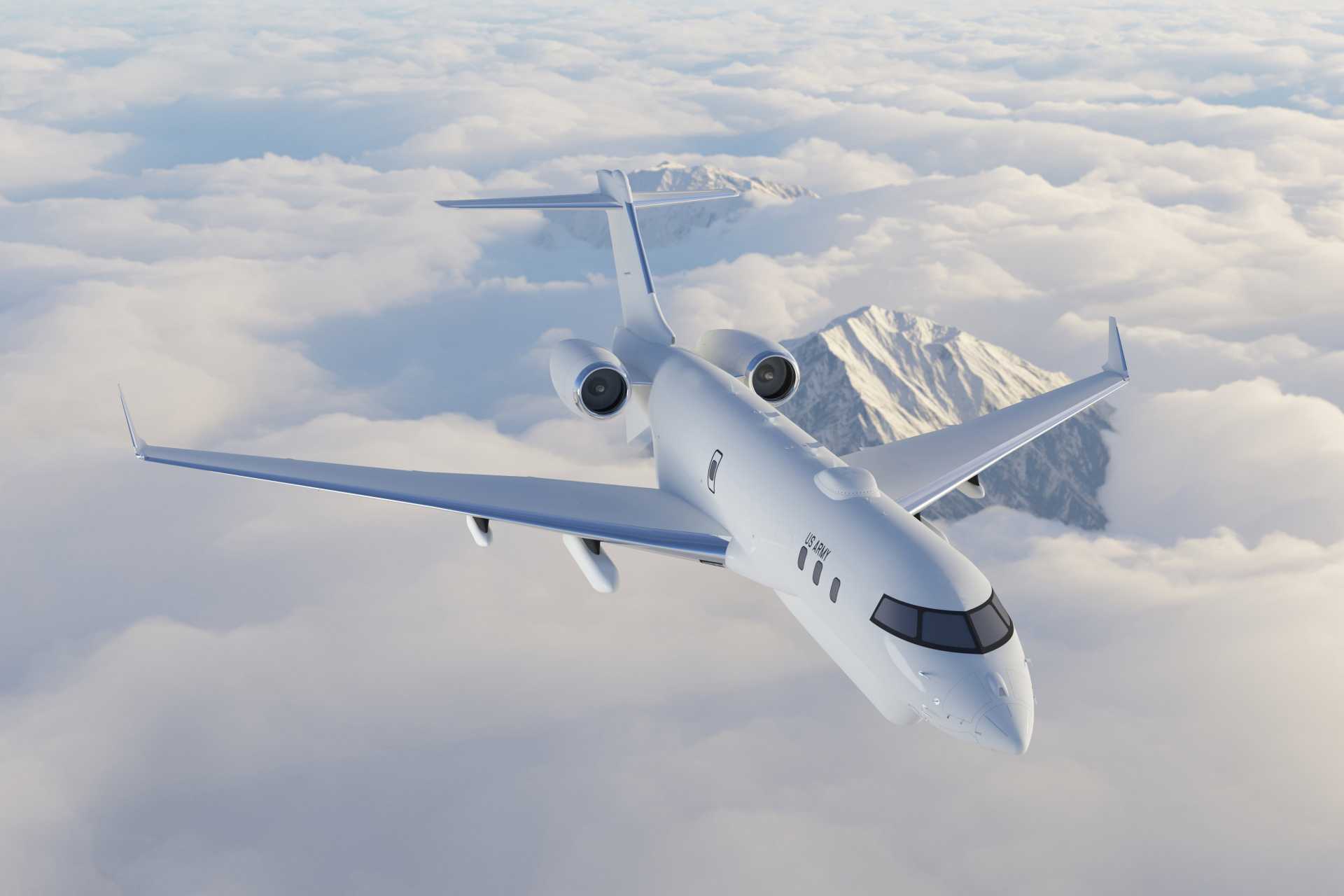 The ME-11B, previously known as HADES, will conduct high-altitude reconnaissance, using radar and signals intelligence to detect troop and vehicle movements, map military installations, and locate electronic emissions. (Picture source: SNC)