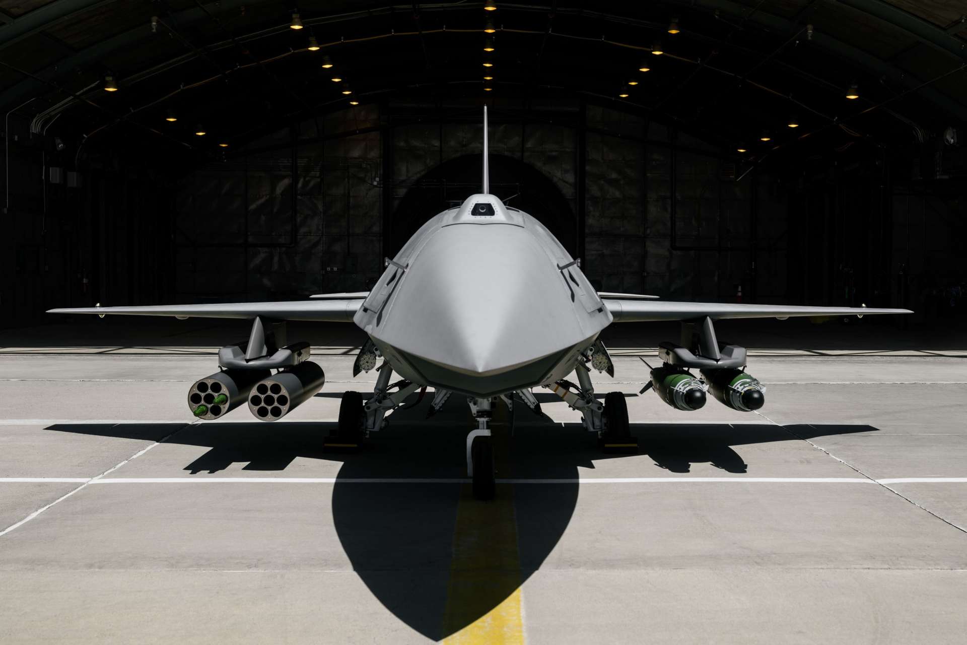 Anduril’s FQ-44 Fury is evolving beyond its air-dominance role, with new configurations showing guided bombs, cruise missiles and rockets that could transform the autonomous aircraft into a versatile precision-strike asset (Picture Source: Anduril Industries)
