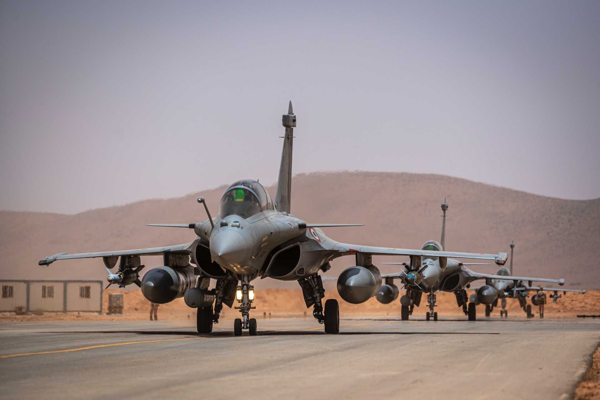 Egypt's Rafale procurement began on February 16, 2015, when Cairo became the fighter's first export customer with an order for 24 aircraft as part of a package valued at roughly $5.9 billion that also included a FREMM frigate and munitions. (Picture source: French Air Force)