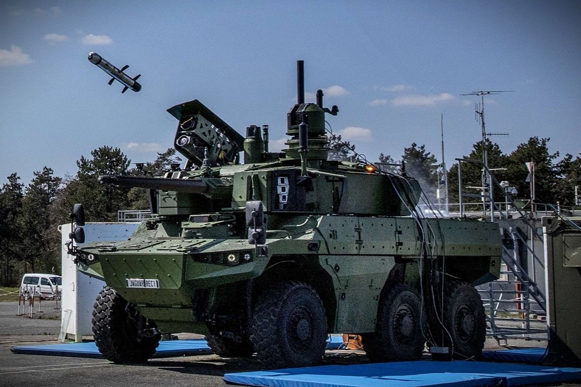 France has fielded the full-capability Jaguar R3 armored reconnaissance vehicle, adding AKERON MP anti-tank missiles to give French cavalry precision stand-off firepower against heavy armor at ranges beyond four kilometers (Picture Source: MBDA)