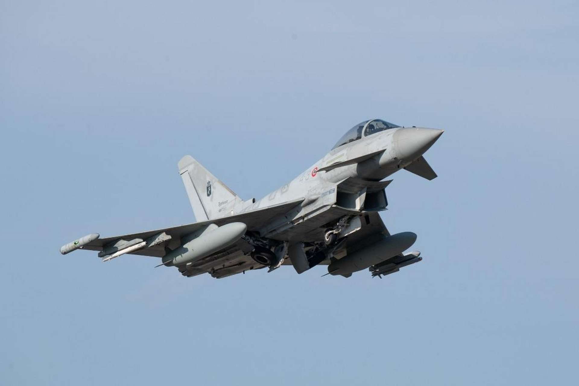 An Italian fighter supporting NATO’s Baltic air defence mission shot down an unidentified drone over Lithuania after it reportedly entered Allied airspace from the direction of Belarus, underscoring growing counter-drone pressure along NATO’s eastern flank (Picture Source: U.S. Air Force)