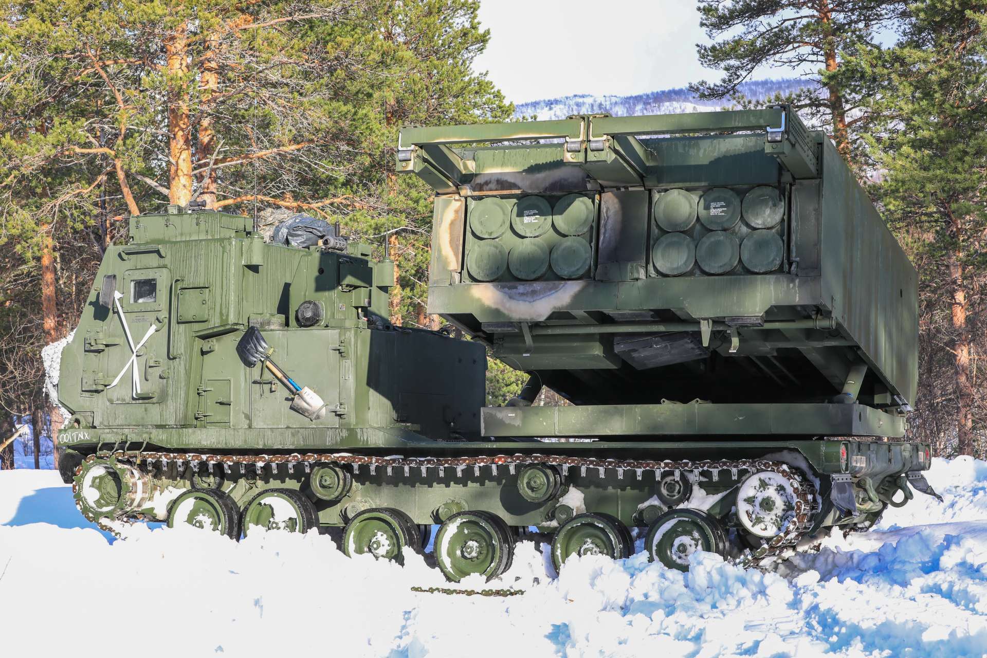 The U.S. Army’s latest M270A2 modernization investment strengthens its precision-fires architecture by linking the armored tracked launcher with HIMARS, advanced munitions and allied forces through common fire-control technology (Picture Source: U.S. Army)