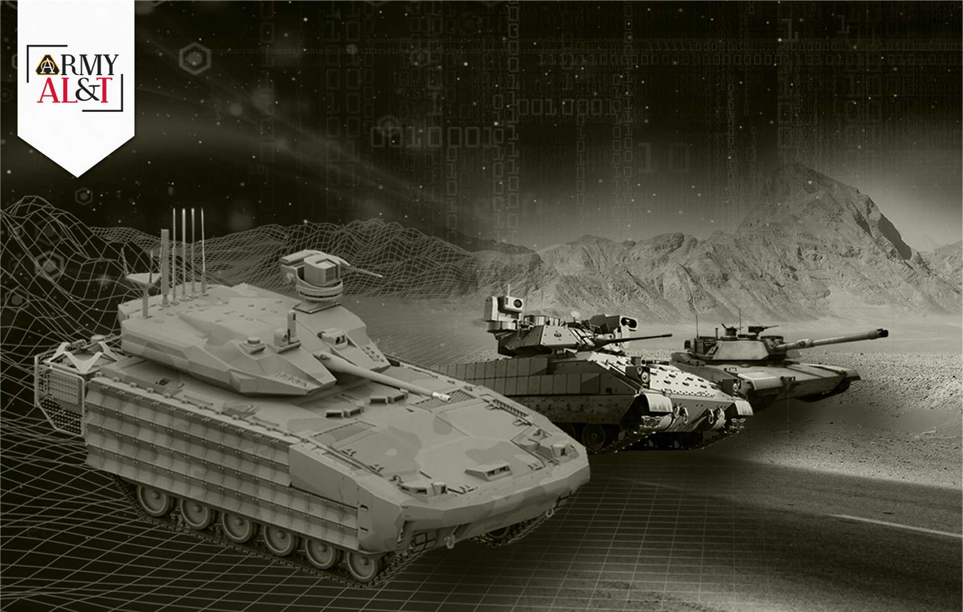 U.S. Army conceptual illustration of the XM30 Mechanized Infantry Combat Vehicle, the future infantry fighting vehicle intended to replace the M2 Bradley. A September 2026 Congressional Research Service assessment identified organic counter-uncrewed aerial system (C-UAS) protection as a potential oversight issue, noting that it remains unclear whether the XM30 will receive a dedicated capability to defeat drones and loitering munitions. (Image courtesy of PM XM30)