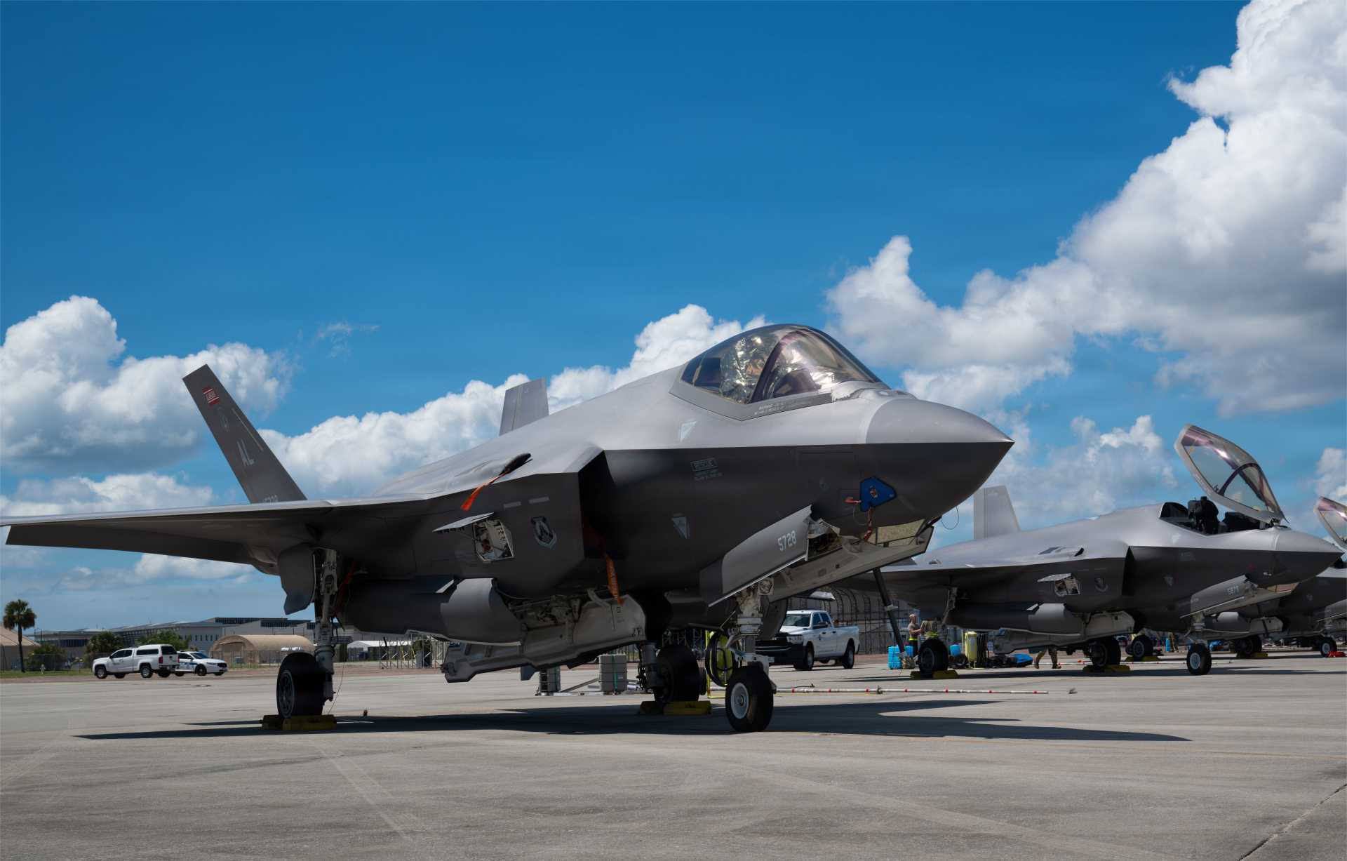 U.S. F-35 Lightning II on the ground as the Pentagon expands sustainment capacity to improve readiness and support dispersed operations from land bases and maritime sites.
