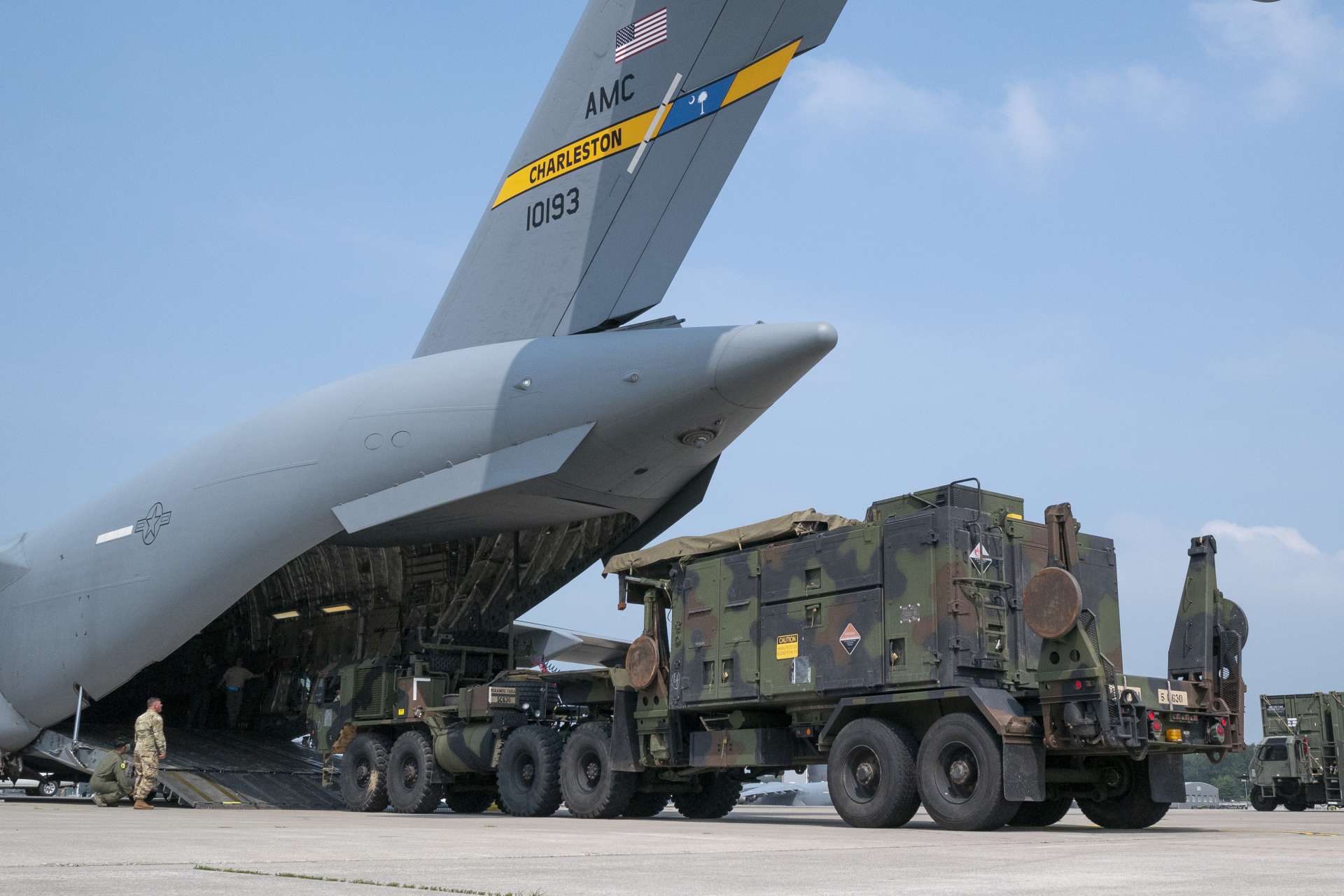 The U.S. Missile Defense Agency is advancing a C-17-deployable mobile radar designed to rapidly track ballistic, cruise and hypersonic missile threats while protecting dispersed forces through quick relocation (Picture Source: U.S. National Guard)