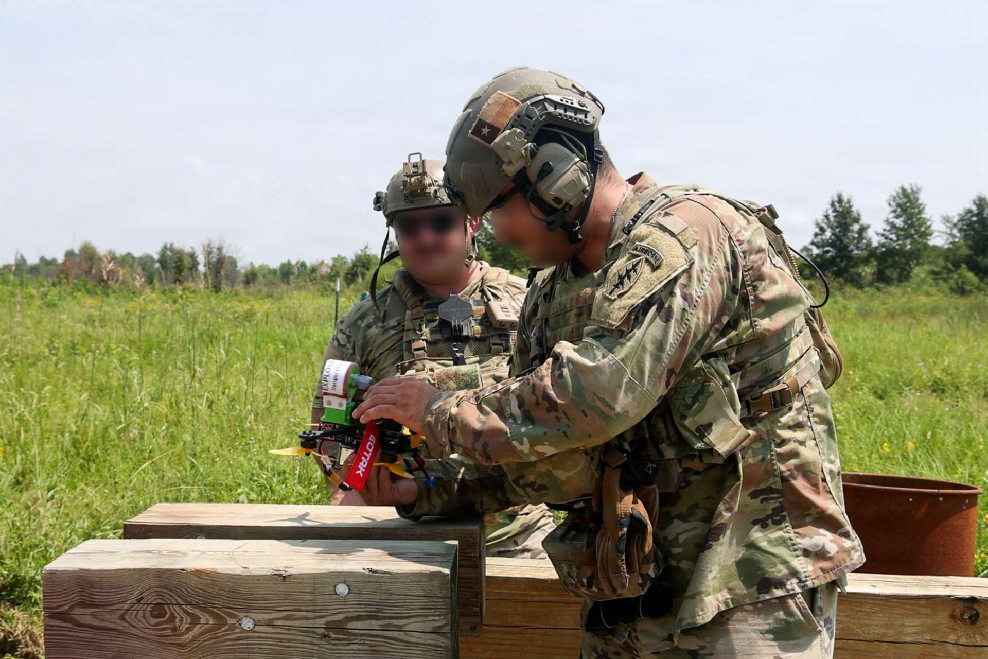 U.S. Army Green Berets are expanding their small attack drone capabilities by training with explosive payloads designed to deliver precision battlefield effects against enemy targets (Picture Source: U.S. Army)