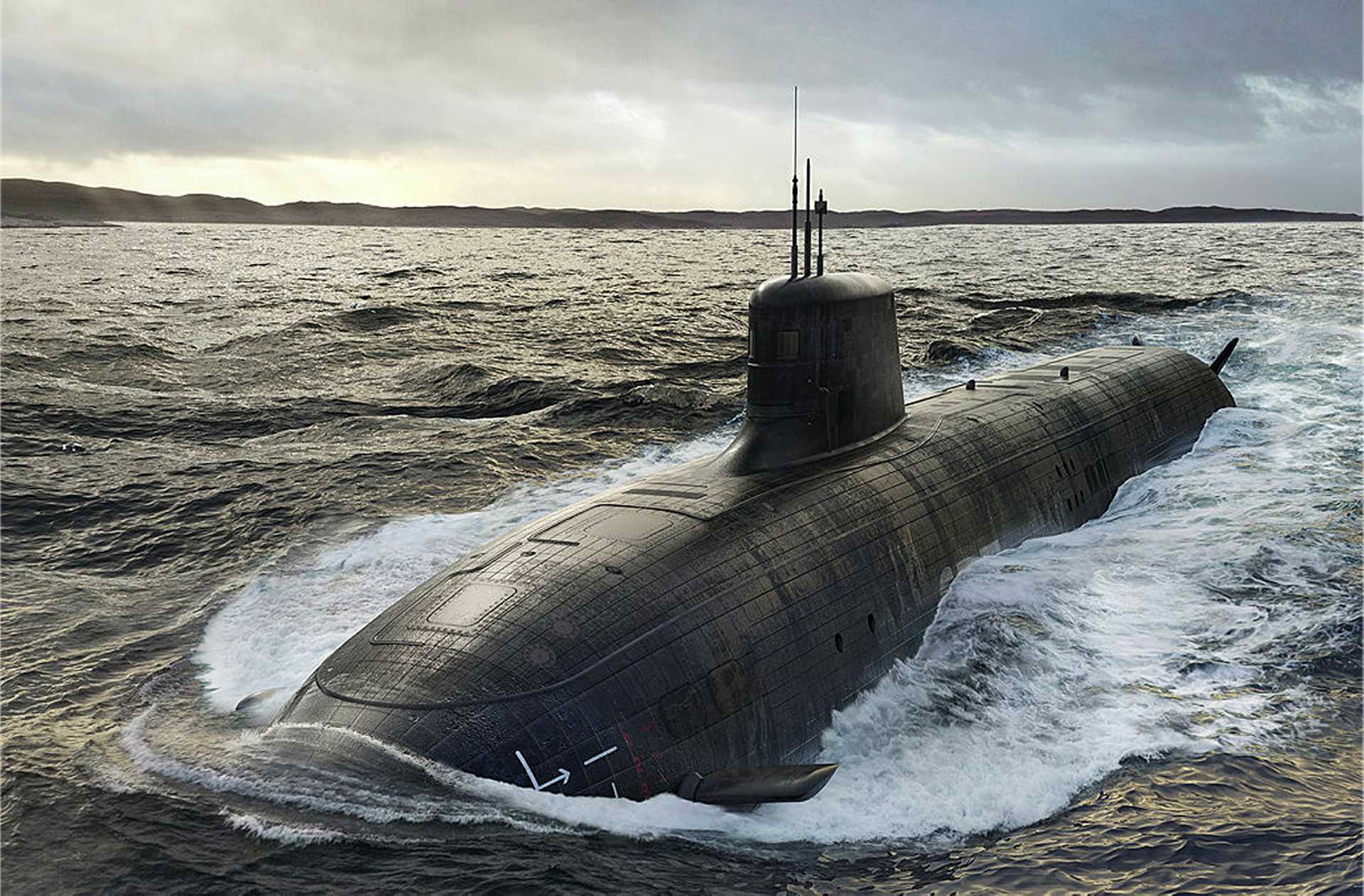 Artist’s rendering of a possible SSN-AUKUS design. The SSN-AUKUS, also known as SSN-A, is a planned nuclear-powered attack submarine class for the United Kingdom’s Royal Navy and Australia’s Royal Australian Navy, with the first British boat expected to enter service in the late 2030s and Australian submarines following in the early 2040s.