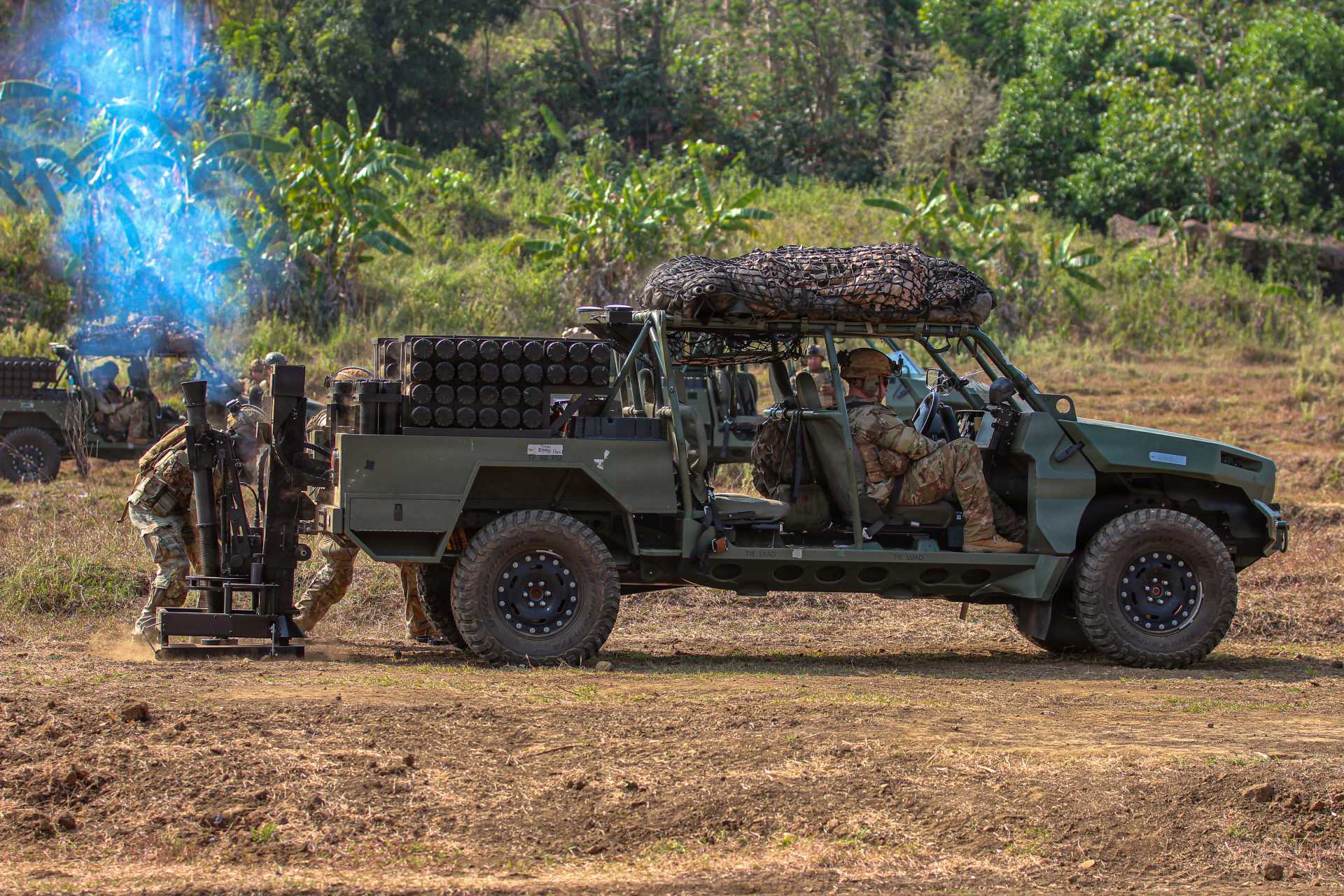 The Scorpion Light is an automated, ultra-rapid mobile 81mm mortar system designed for light vehicles, enabling infantry forces to acquire targets digitally, execute rapid-fire missions, and displace in under two minutes to evade counter-battery fire. (Picture source: US Army)