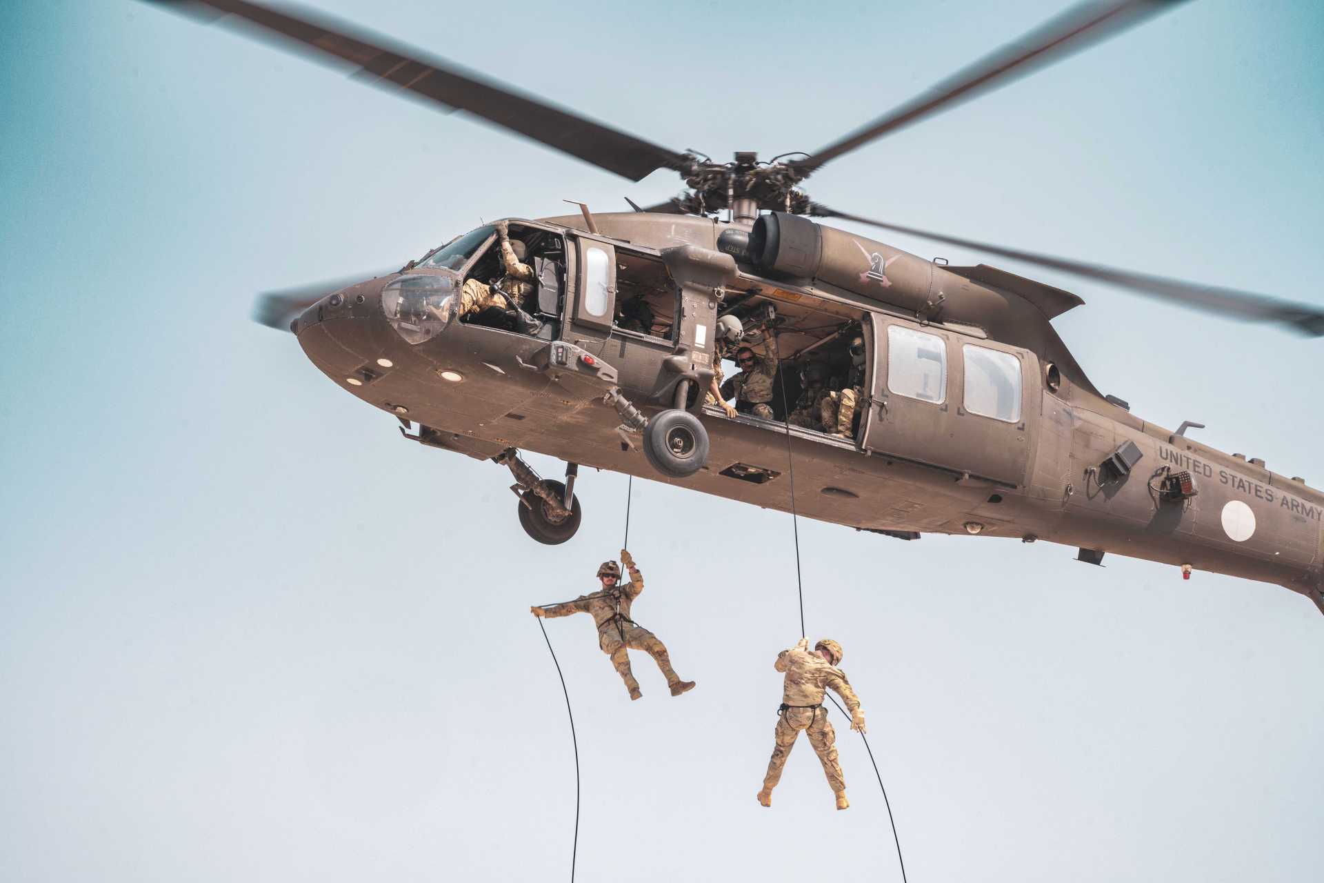 The U.S. Army uses the UH-60 Black Hawk as its primary tactical utility transport helicopter to conduct air assaults, move infantry squads, deliver battlefield supplies, execute medical evacuations, and provide general support during combat and stability operations. (Picture source: US DoD)