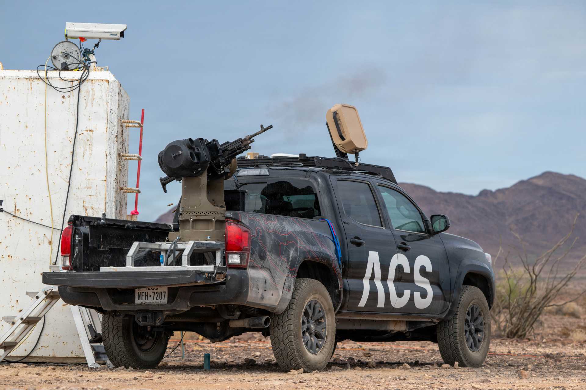 The purpose of Falcon Peak 26.2 is to evaluate the performance, detection capabilities, and effectiveness of various counter-small UAS systems to determine their suitability for U.S. domestic and Southern border defense. (Picture source: US DoD)
