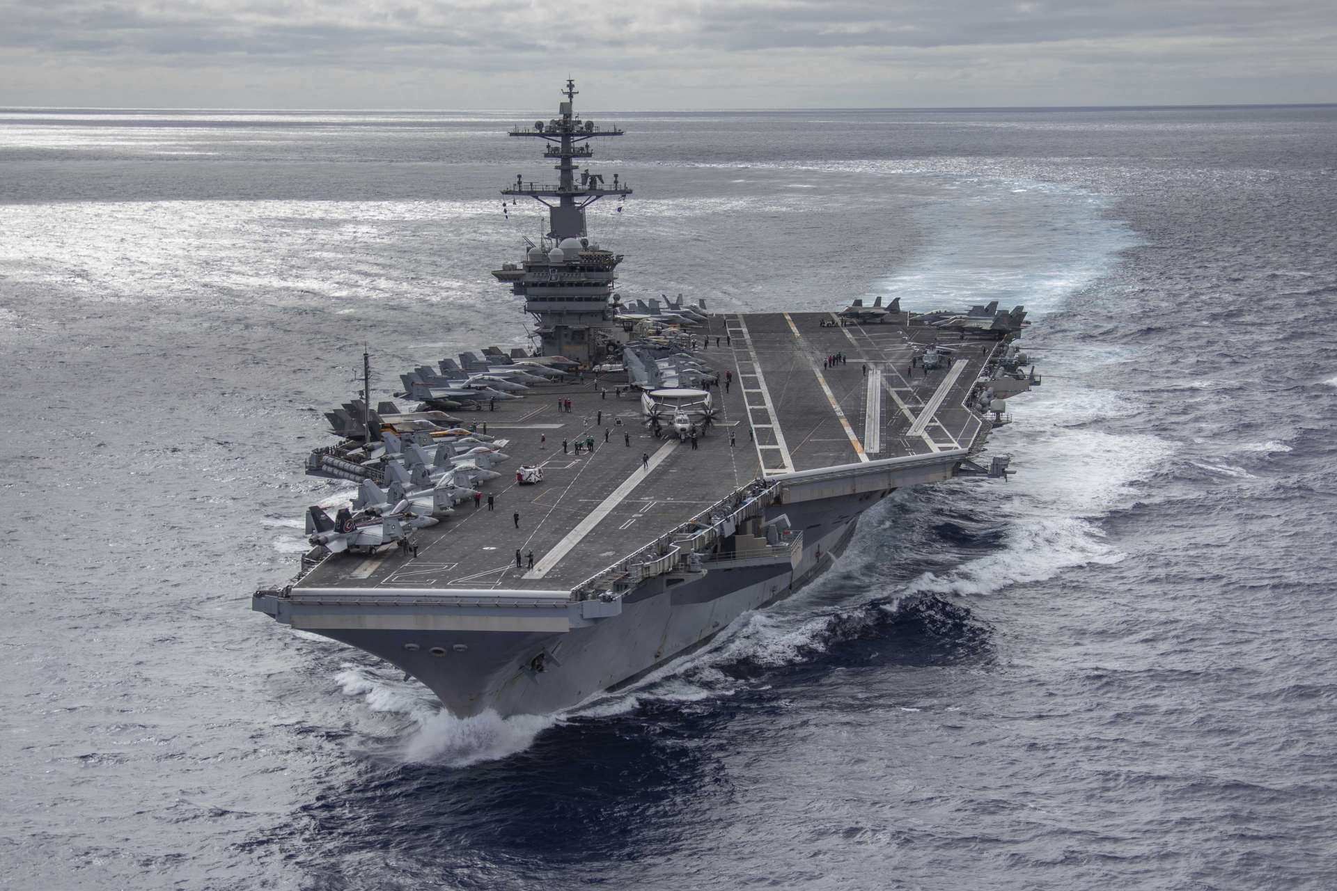 USS Abraham Lincoln returned to the Indo-Pacific with a logistics stop in Guam after nearly seven months of operations in the Middle East, underscoring the island’s critical role in sustaining U.S. naval power across the Western Pacific (Picture Source: U.S. Navy)