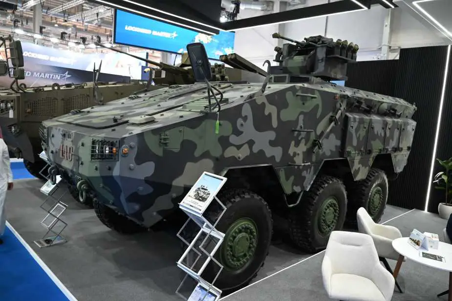 International Armored Group’s new 6x6 armored combat vehicle unveiled at World Defense Show 2026 in Riyadh, demonstrating enhanced mobility, scalable protection, and a combat-ready configuration aimed at expanding the company’s presence in the medium-weight IFV and multi-role armored vehicle segment.