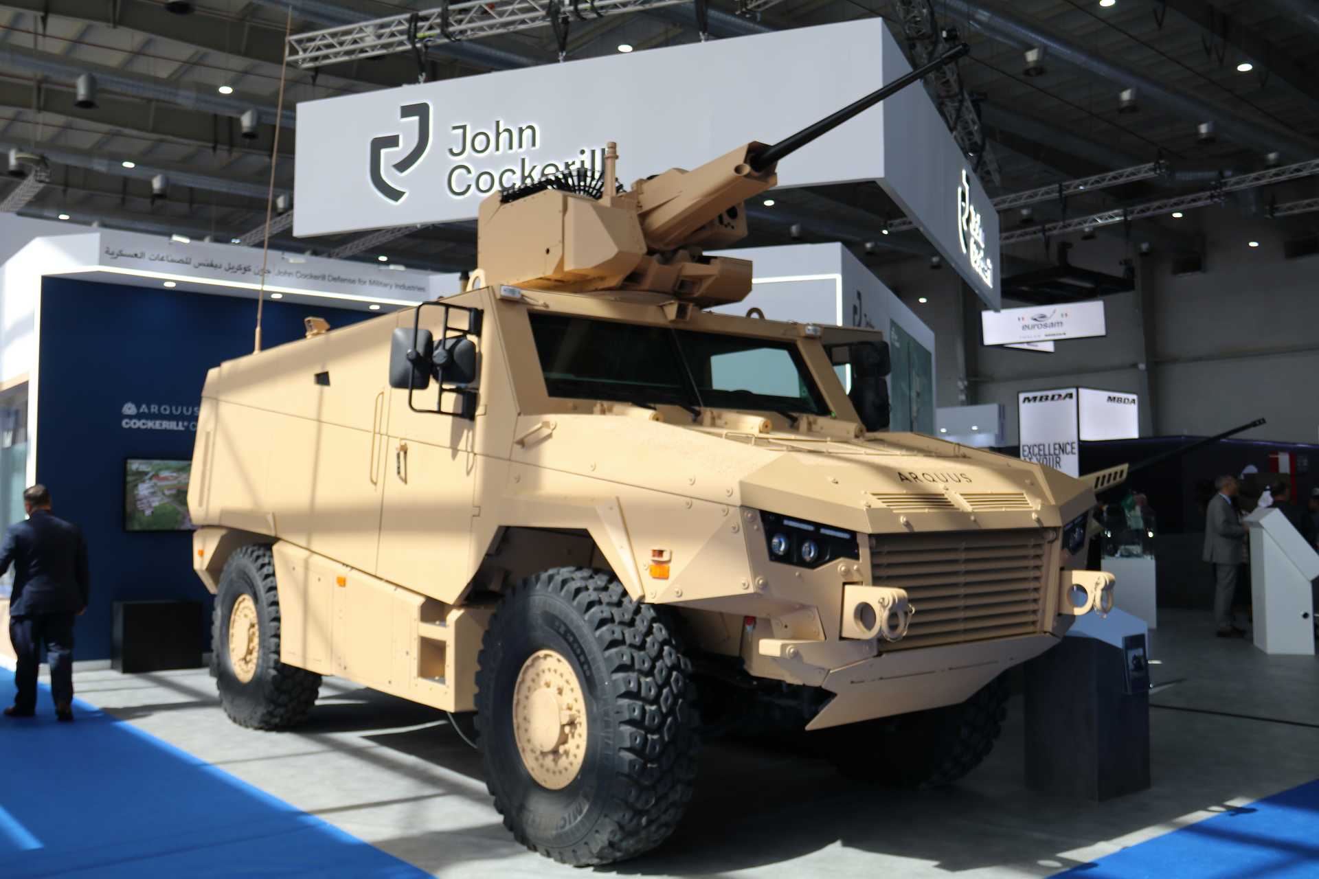 New 4x4 Armored Personnel Carrier Based on ARQUUS MAV’RX with John Cockerill Weapon Station at WD...