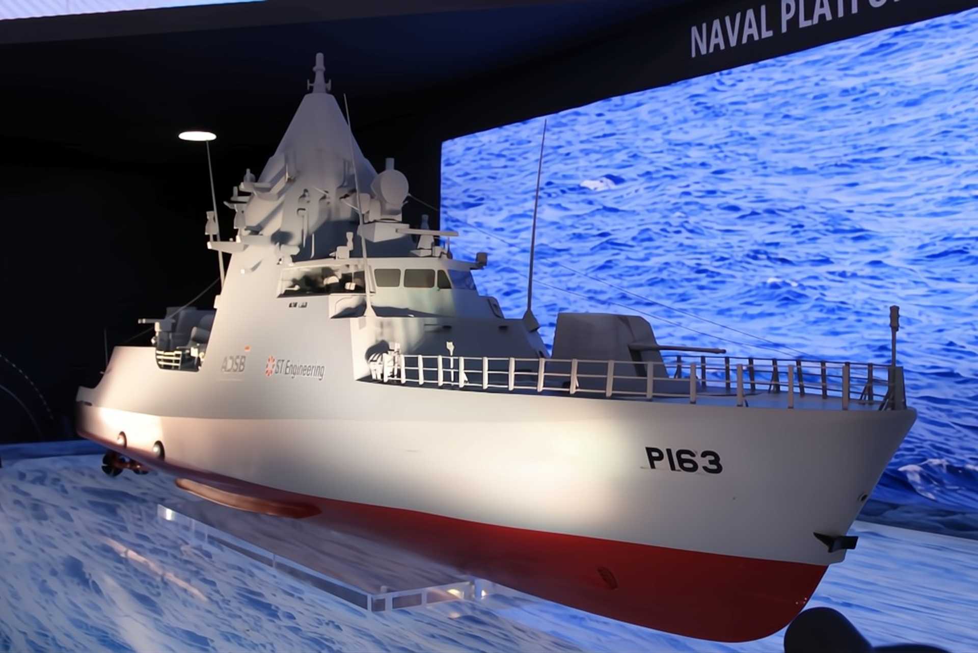 ST Engineering displays UAE’s first Falaj-3 offshore patrol vessel Al Taf at WDS 2026