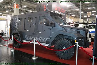 BlackWolf Cambli 4x4 armored truck tactical APC SWAT vehicle Canada Canadian defense industry right side view 001