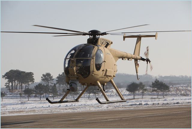 Boeing [NYSE: BA] today demonstrated affordable unmanned aircraft technology that could be integrated onto Republic of Korea Army (ROKA) MD 500 helicopters to expand the fleet's mission capabilities. A Boeing Unmanned Little Bird (ULB) demonstrator aircraft, a variant of the highly successful MD 500 helicopter, autonomously flew for approximately 25 minutes at the ROKA Aviation School in Nonsan.