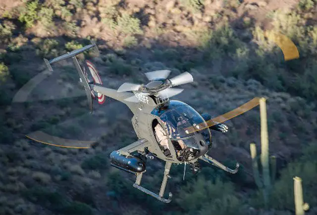 MD 530G MD530G scout attack helicopter technical data sheet specifications intelligence description information identification pictures photos images video MD Scout attack helicopters MD Scout attack helicopters Aircraft United States American US USN USMC US Air Force US Navy aviation aerospace defence industry military technology