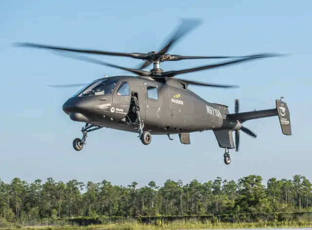 Sikorsky S-97 Raider light tactical helicopter technical data sheet specifications intelligence description information identification pictures photos images video US USAF United States American Air Force Sikorsky aviation aerospace defence industry military technology