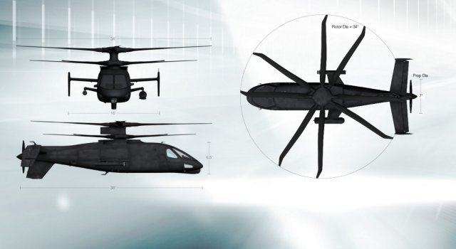 Sikorsky S-97 Raider light tactical helicopter technical data sheet specifications intelligence description information identification pictures photos images video US USAF United States American Air Force Sikorsky aviation aerospace defence industry military technology