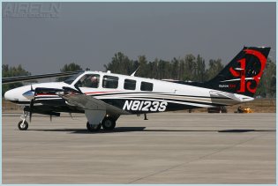 Baron G58 ISR reconnaissance aircraft technical data sheet specifications intelligence description information identification pictures photos images video US USAF United States American Air Force Beechcraft aviation aerospace defence industry military technology