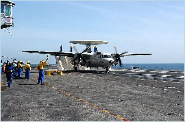 E-2C Hawkeye AEW Airborne Early Warning aircraft technical data sheet specifications intelligence description information identification pictures photos images video Northrop Grumman United States American US USAF Air Force aviation aerospace defence industry military technology