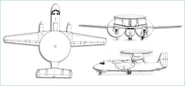 E-2C Hawkeye AEW Airborne Early Warning aircraft technical data sheet specifications intelligence description information identification pictures photos images video Northrop Grumman United States American US USAF Air Force aviation aerospace defence industry military technology
