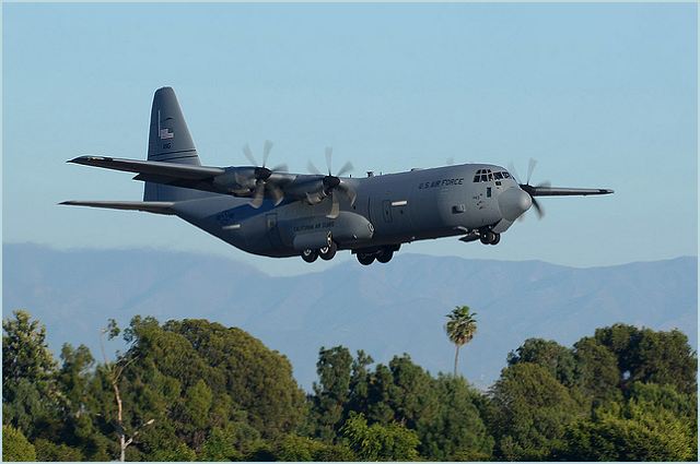 C-130 Hercules military transport aircraft data sheet specifications intelligence description information identification pictures photos images video United States American US USAF Air Force aviation aerospace defence industry military technology Lockheed Martin