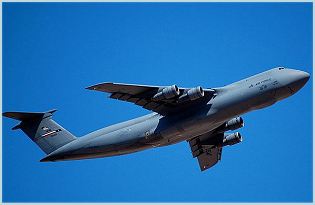 C-5 Galaxy large military transport aircraft data sheet specifications intelligence description information identification pictures photos images video United States American US USAF Air Force Lockheed Martin aviation aerospace defence industry military technology Boeing