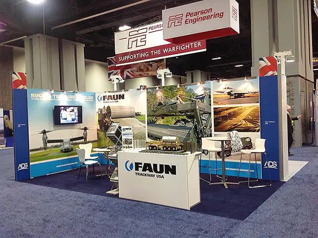 Visitors to the Association of United States Army (AUSA) Annual Meeting in Washington D.C. from 13-15 October will be able to find out more about FAUN Trackway USA's suite of portable road and runway solutions and how they can be used to aid military operations. FAUN Trackway USA will be positioned as part of the UK pavilion at booth number 1716 within the UK pavilion.