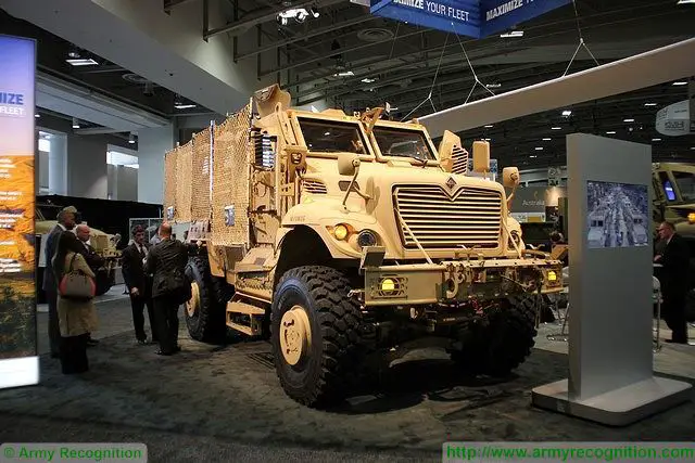 Navistar Defense, LLC is displaying, for the first time, its latest MaxxPro® MRAP. A Reset vehicle coming straight from the Reset line in West Point, Miss., this vehicle has an enhanced level of blast protection and features the Electronic Stability Control (ESC). 