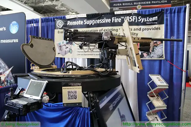 American Company Control solutions presents its Remote Suppressive Fire RSF System at AUSA 640 001