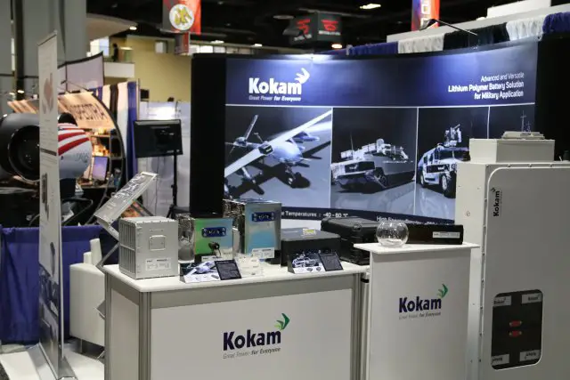 Kokam showcases its batteries and energy management solutions at AUSA 2016 640 001
