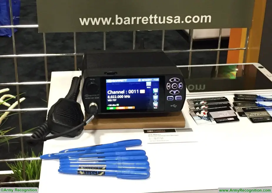 Barrett Communications showcases its 4050 HF SDR at AUSA 2017 925 001