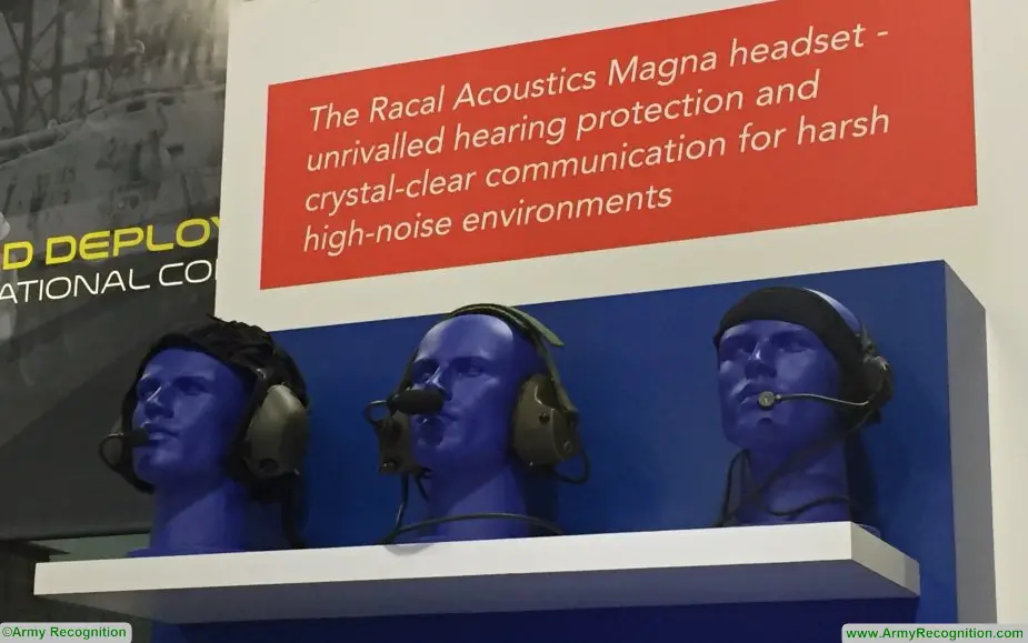 Estreline showcases new Racal Acoustics headset at AUSA 2017 925 001