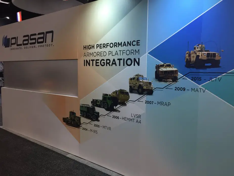 Plasan North America showcases its capabilities at AUSA 2017 925 001