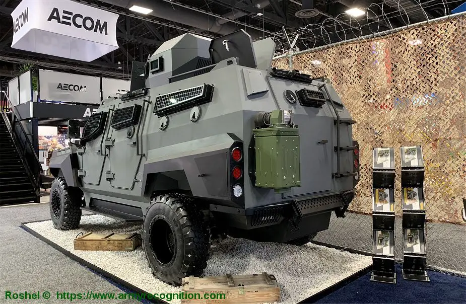 Roshel unveils its Senator 4x4 All Terrain Tactical Vehicle at AUSA 2018 Washington DC defense exhibition 925 001