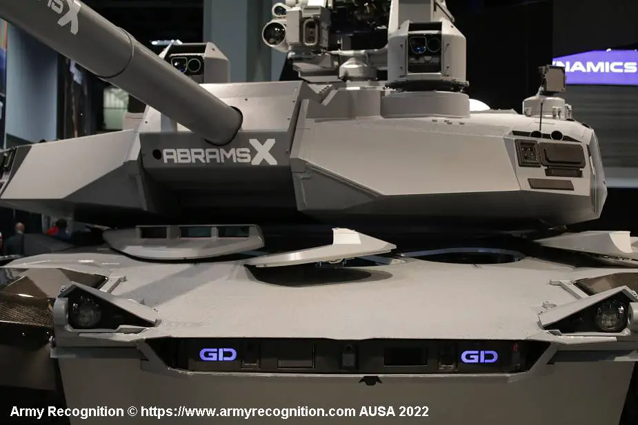 Discover technical features of GDLS AbramsX tank technology demonstrator 925 004