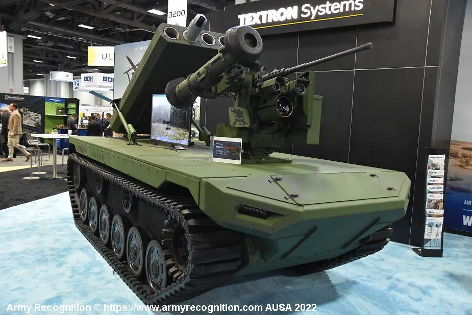 Textron Systems presents at AUSA 2022 Ripsaw M3 technology demonstrator of multirole robotic system 925 002