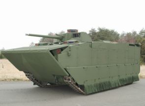 EFV Expeditionary Fighting amphibious armoured Vehicle data sheet specifications information description intelligence identification pictures photos images US Army United States American defense military General Dynamics